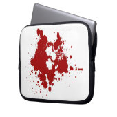 Paint Skull Laptopschutzhülle (Vorderseite Links)