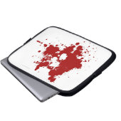 Paint Skull Laptopschutzhülle (Vorne Knopf)