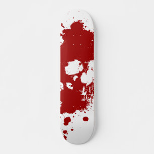 Paint Skull Skateboard