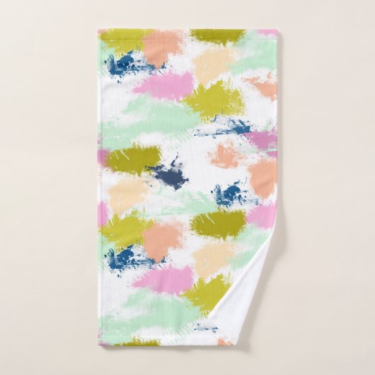 Paint smears badhandtuch set (Handtuch)