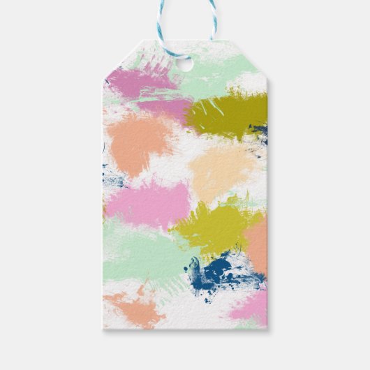 Paint smears geschenkanhänger (Vorderseite)
