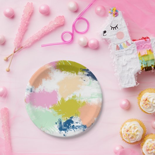 Paint smears pappteller (Party)