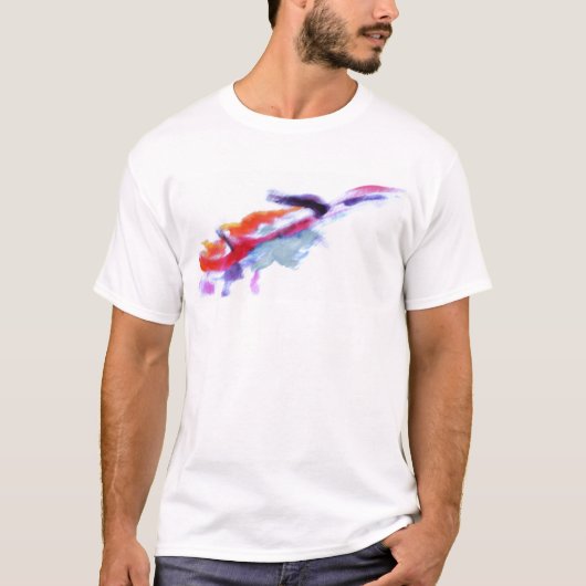 Paint Smears Smock Work T-Shirt (Vorderseite)