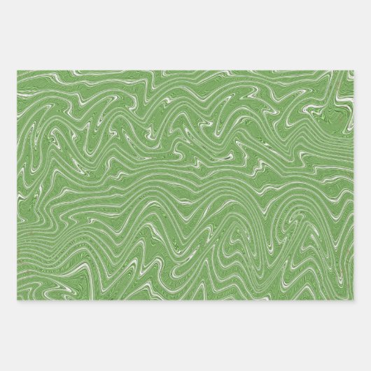 Paint Smudge Christmas Wrapping Paper - Whimsical Geschenkpapier Set (Vorderseite 3)