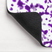 Paint Spatter Lila Mousepad (Ecke)