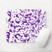 Paint Spatter Lila Mousepad (Mit Mouse)