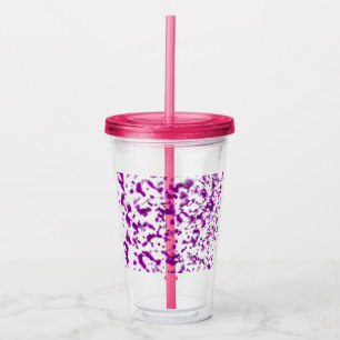 Paint Spatter Pink Acryltrinkbecher
