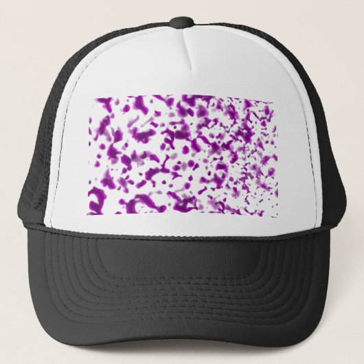 Paint Spatter Pink Truckerkappe (Vorderseite)