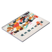 Paint Spatters Notebook Notizblock (Linke Seite)