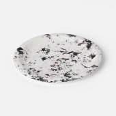 Paint Splash Abstrakt Pappteller (Schrägansicht)