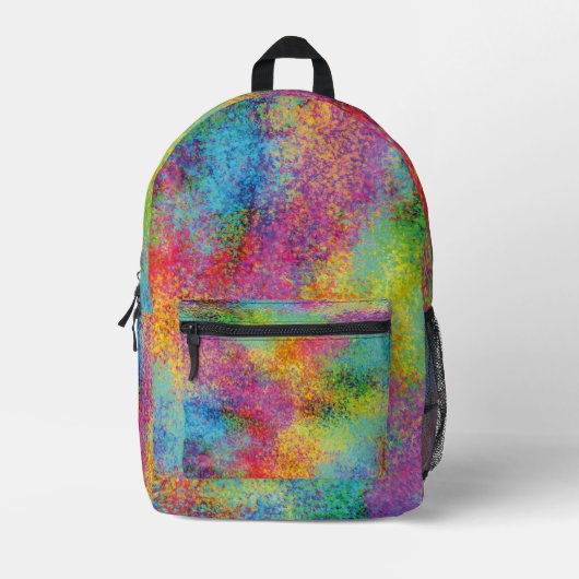 Paint splash. bedruckter rucksack (Vorderseite)