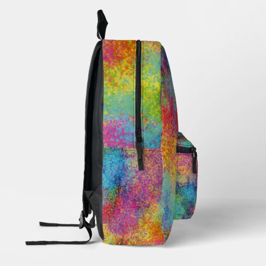 Paint splash. bedruckter rucksack (Links)