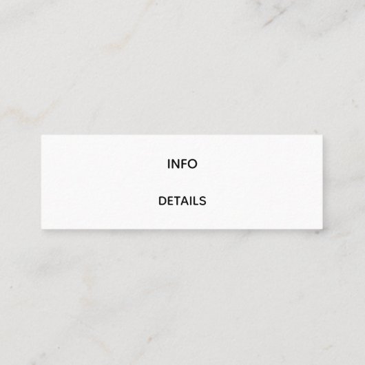 Paint Splash Blue instagramm Visitenkarte (Rückseite)