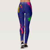 Paint Splash Designer Leggings - Geschenke (Rückseite)
