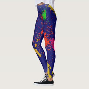 Paint Splash Designer Leggings - Geschenke