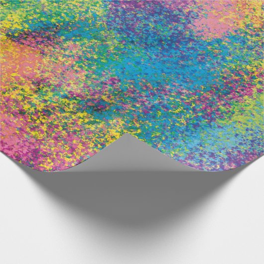 Paint splash. geschenkpapier (Ecke)