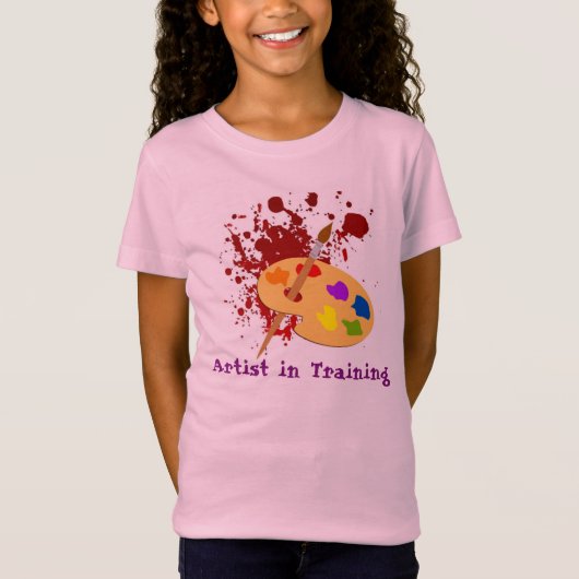 Paint Splash Girls T - Shirt (Vorderseite)