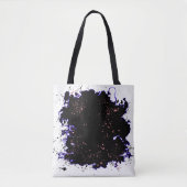 Paint Splash Groovy Tote Bag Tasche (Vorderseite)