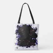 Paint Splash Groovy Tote Bag Tasche (Rückseite)