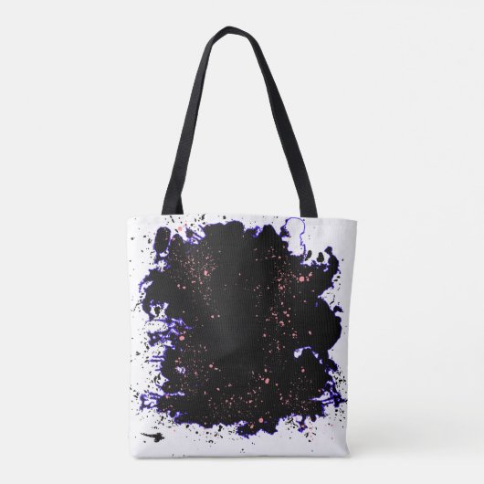 Paint Splash Groovy Tote Bag Tasche (Rückseite)