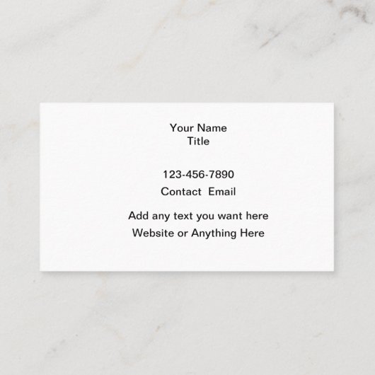 Paint Splash House Painter Visitenkarte (Rückseite)