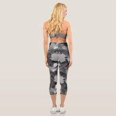 Paint Splash Muster 2 Capri Leggings (Rückseite)
