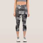 Paint Splash Muster 2 Capri Leggings (Vorderseite)