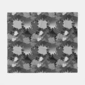 Paint Splash Muster 2 Fleecedecke (Vorderseite (Horizontal))