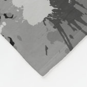 Paint Splash Muster 2 Fleecedecke (Ecke)