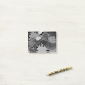 Paint Splash Muster 2 Post-it Klebezettel (Auf Schreibtisch)