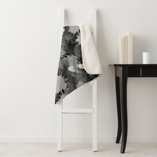 Paint Splash Muster 2 Sherpadecke (Beispiel)