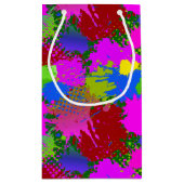 Paint Splash Muster 3 Kleine Geschenktüte (Rückseite)