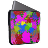 Paint Splash Muster 3 Laptopschutzhülle (Vorne Rechts)