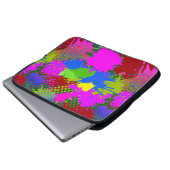 Paint Splash Muster 3 Laptopschutzhülle (Vorne Knopf)