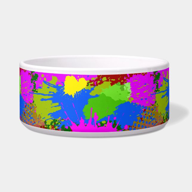 Paint Splash Muster 3 Napf (Vorderseite)