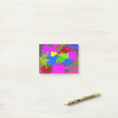 Paint Splash Muster 3 Post-it Klebezettel (Auf Schreibtisch)