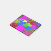 Paint Splash Muster 3 Post-it Klebezettel (angewinkelt)