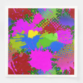 Paint Splash Muster 3 Serviette (Vorderseite)