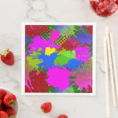 Paint Splash Muster 3 Serviette (Beispiel)