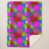 Paint Splash Muster 3 Sherpadecke (Vorderseite)
