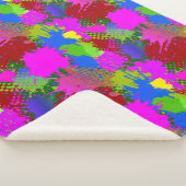 Paint Splash Muster 3 Sherpadecke (3/4)