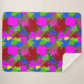 Paint Splash Muster 3 Sherpadecke (Vorderseite (Horizontal))
