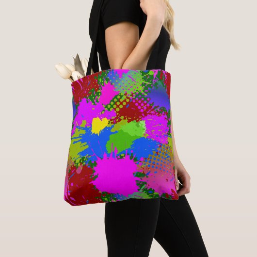 Paint Splash Muster 3 Tasche (Von Nahem)