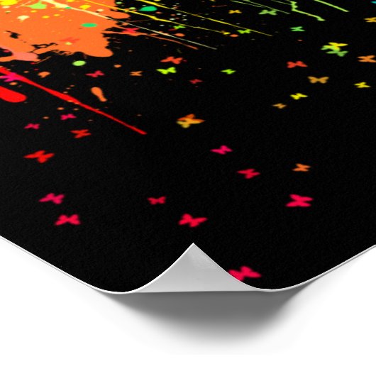 Paint Splash Poster (Ecke)