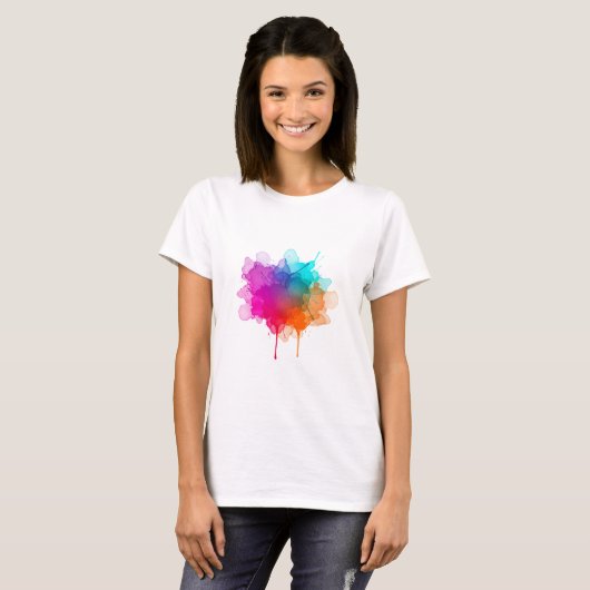 Paint Splash T - Shirt - Bold Artistic Expression (Vorne ganz)