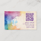 Paint splash UAWG QR Code Enclosure Card Begleitkarte (Vorderseite)