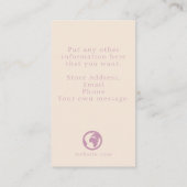 Paint splashes danke für Ihren Kauf Begleitkarte (Rückseite)