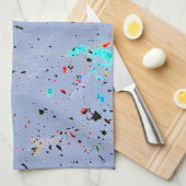 Paint Splashes und Spots Abstrakte Kunst Geschirrtuch (Viertel Falte)