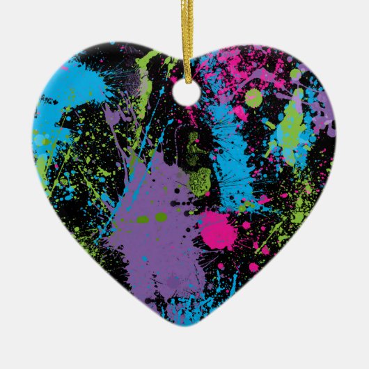 Paint Splater Keramikornament (Vorne)