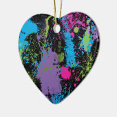 Paint Splater Keramikornament (Links)